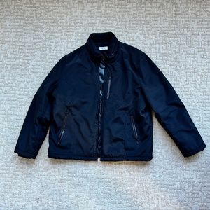 Barney's of New York dress winter jacket with hidden hoody